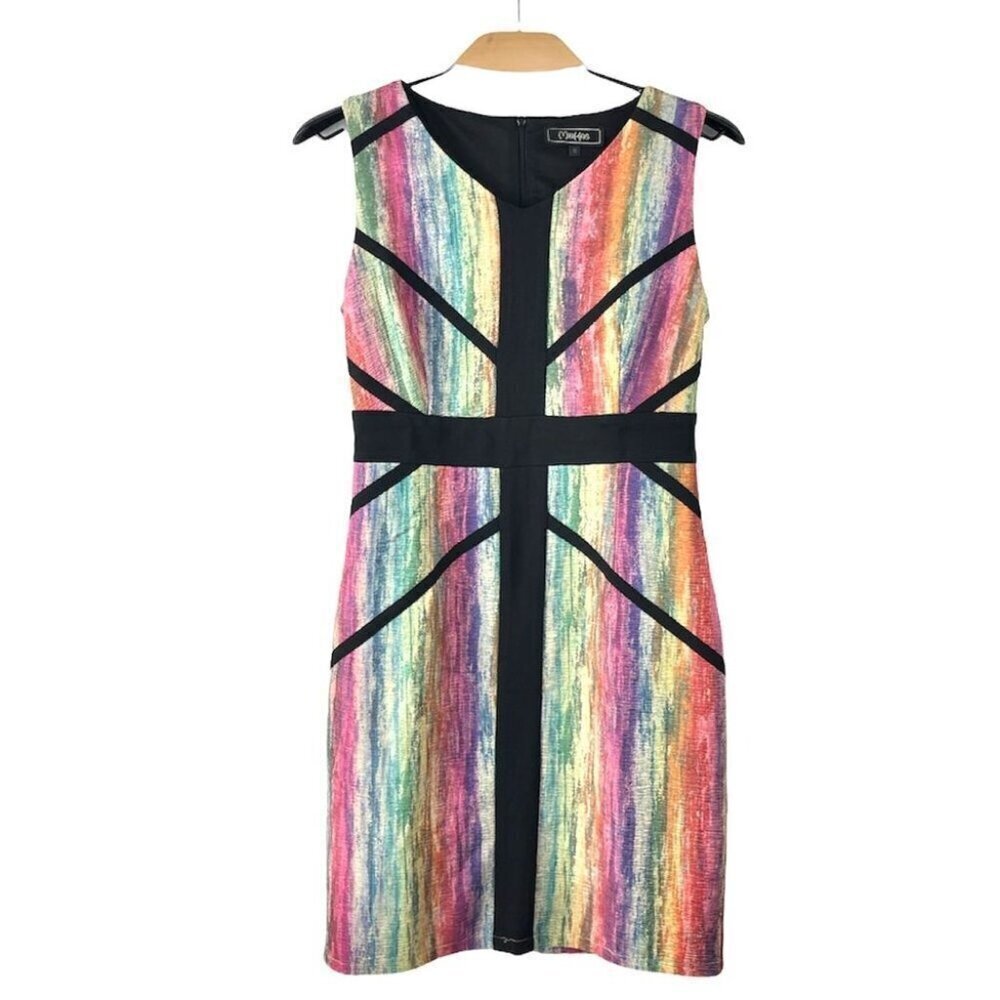 Minkas Multicolour Sleeveless Dress M